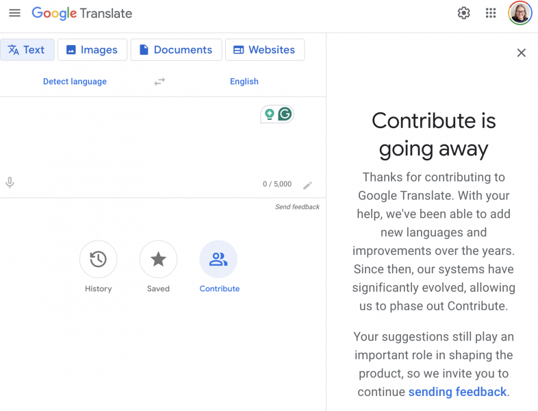 Google припиняє функцію внеску спільноти Translate